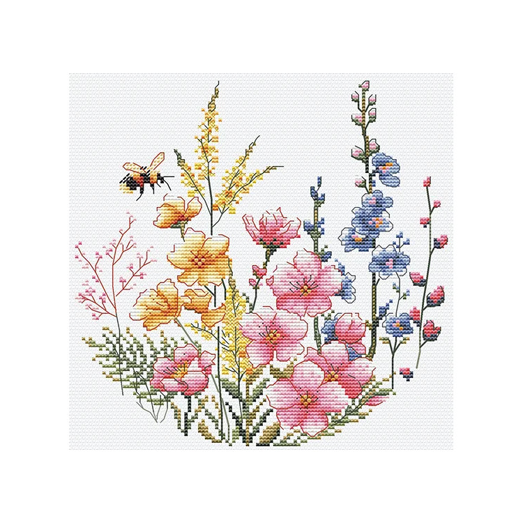 Broderi kit "Pink dreams" 17 х 17 cm.