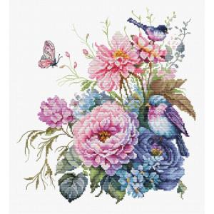 Embroidery kit "LThe Bird s-summer" 23x25 cm.
