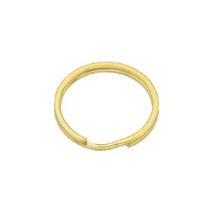 Nyckelringar 12 mm. 10 st. mässing