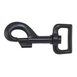 1 pc. Snap hook, 80/25 mm, black