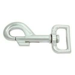 Snap hook, 80/25 mm, chrome