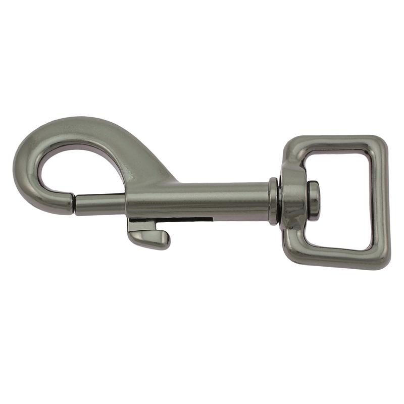 Snap hook 76/20 mm Gun metal.