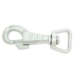 Snap hook, 80 mm, chrome