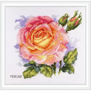 Broderi kit "ROS" 15x15 cm.