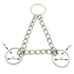 1 pc. Chain, 15 cm, stainless steel