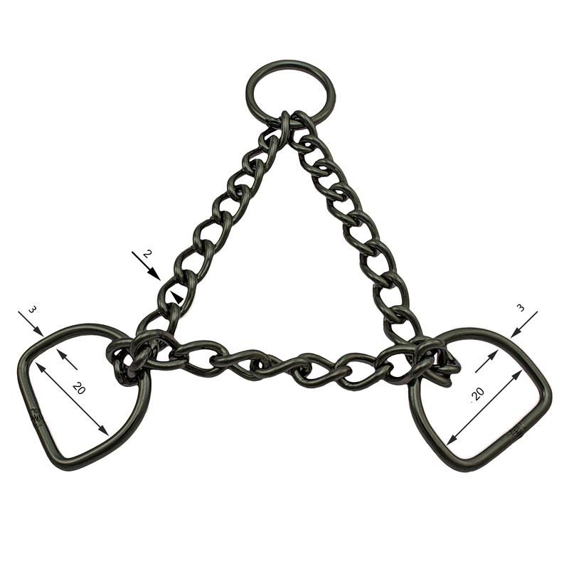 1 pc. Chain, 20 cm, black