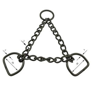 Halvstryp Stainless 20 cm. Medium Black