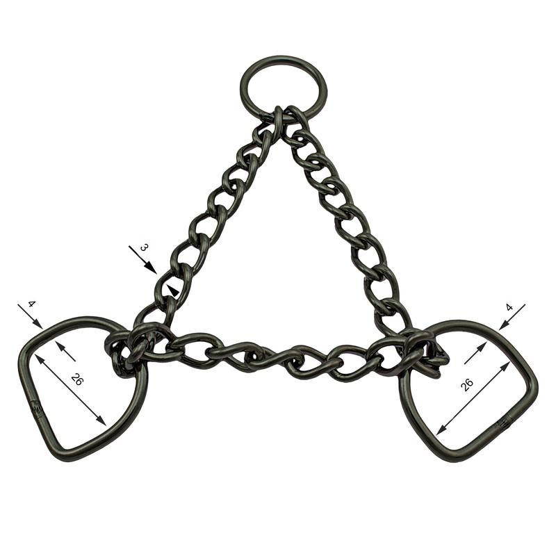 1 pc. Chain, 21 cm, black