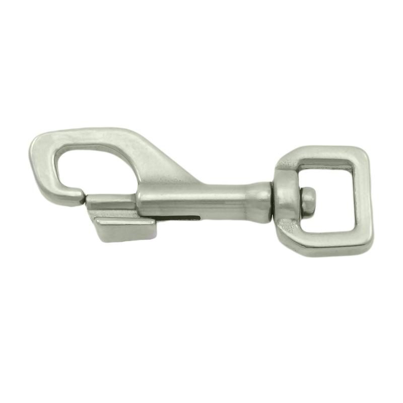 Snap hook, 58/12 mm, stainless steel