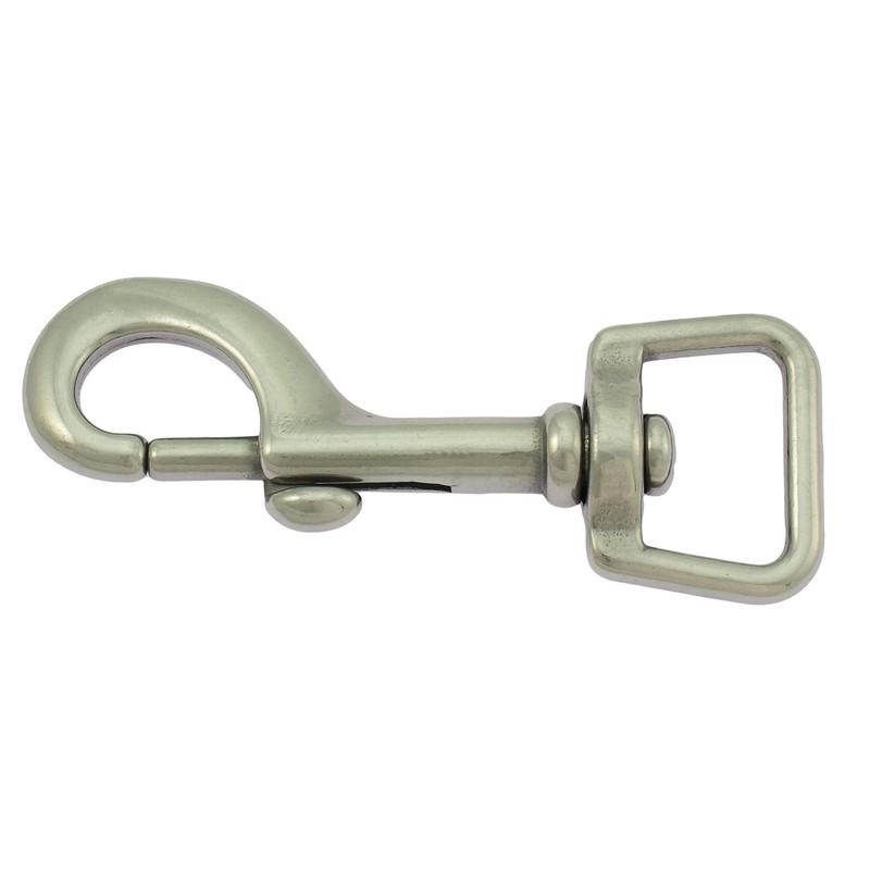 Snap hook, 77/20 mm, stainless steel