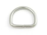 1 pkg. D-ring, 25 mm, stainless steel (2pcs)