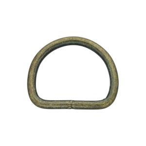 D-ringar 30 mm. 3-pack Antik mässing.