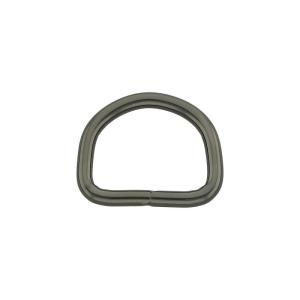 D-ring Svetsade 26 mm Gunmetal 5-pack.