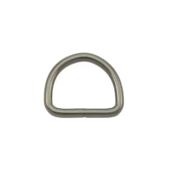 D-ring Svetsade 30 mm Gunmetal 5-pack.