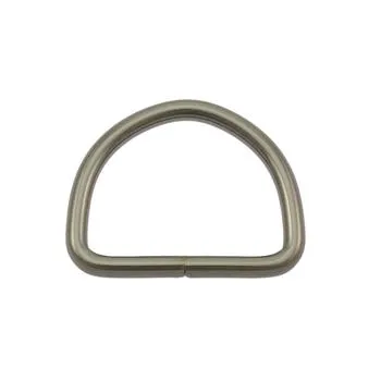 D-ring Svetsade 40 mm Gun metall 2-pack.