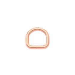 1 pkg. D-rings, 13 mm, rosé (5 pcs)