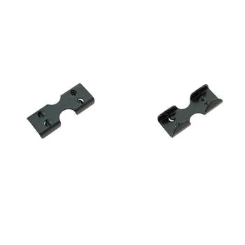 Repklämma steel 6 mm. Black.