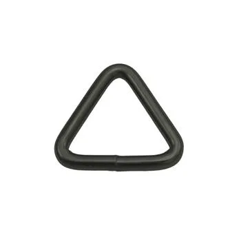 Triangel 25 mm. Black 5-pack.