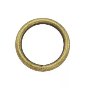 Ringar 35 mm. 2-pack Antik mässing.