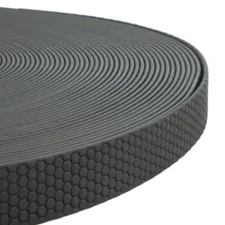 PVC Hex 16 mm. Black.