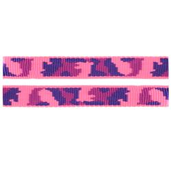 Webbing 15 mm. Pink Camo