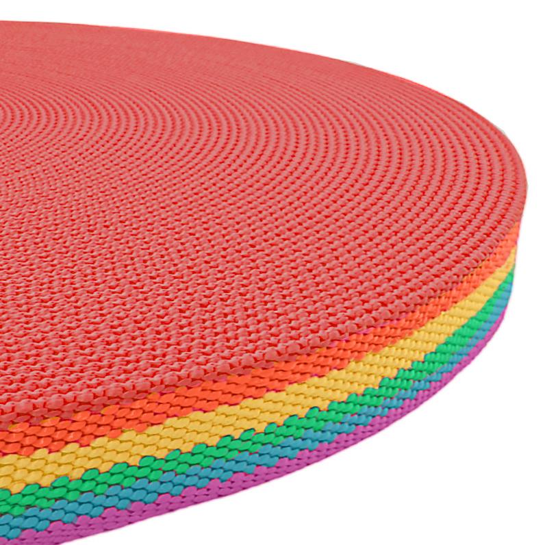 Webbing 25 mm. Rainbow