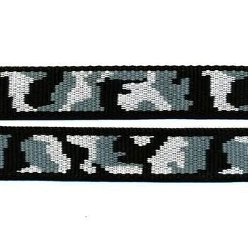 Webbing 20 mm. Black Camo