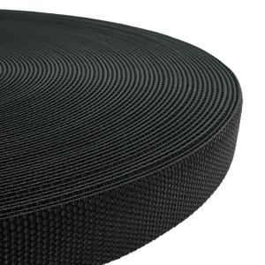 1 m. webbing 30 mm. Black