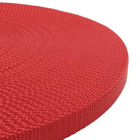 1 m. webbing 20 mm. Red.