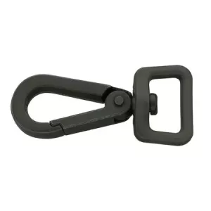 Snap hook 64/20 mm Black.