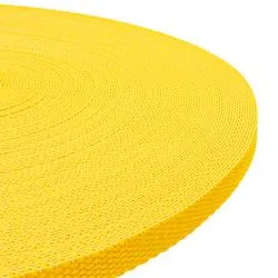 Webbing 10 mm. Sun Yellow.