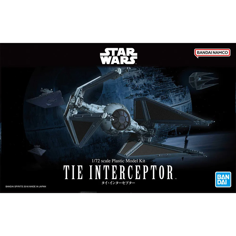 BANDAI STAR WARS 1/72 TIE INTERCEPTOR帯付き Star Wars BANDAI TIE Interceptor 1/72