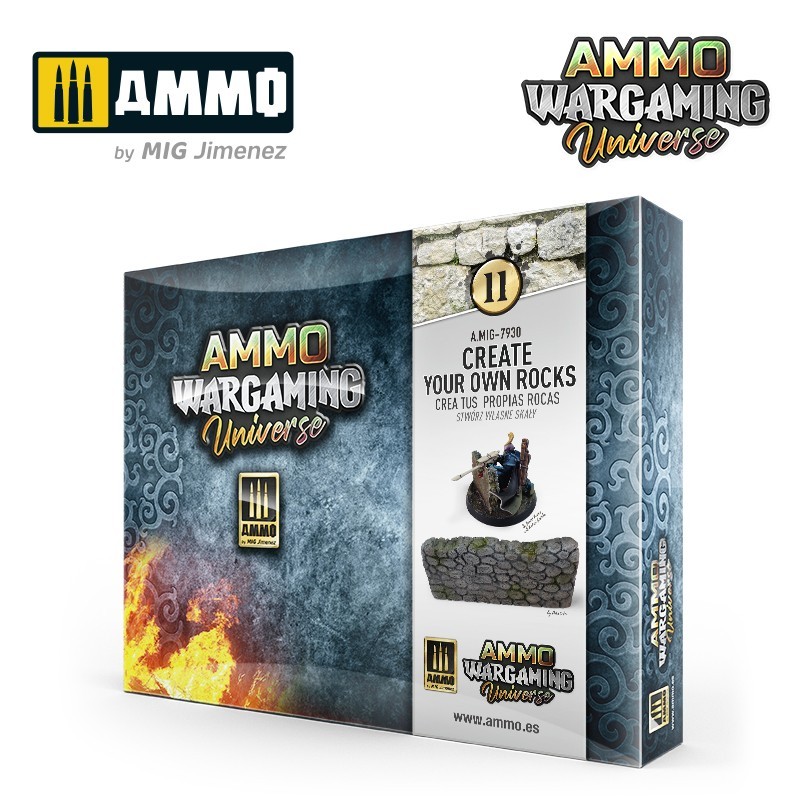模型製作用品 AMMO Mig WARGAMING Universe 11 AMMO WARGAMING UNIVERSE 11 – Create your own Rocks