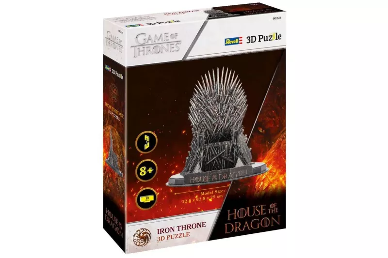 3D Pussel House of the Dragon "Iron Throne"