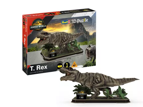 3D Puzzle Jurassic World Rebirth, new Dinosaur B (T-Rex)