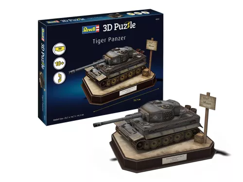 3D Puzzle Tiger I - German Tank