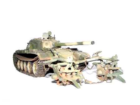 Finnish Army T-55 w/KMT-5 1/35