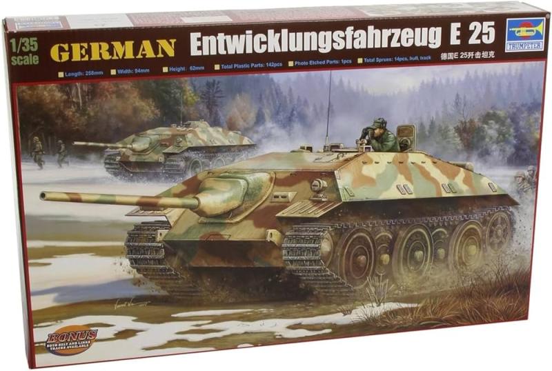 German Entwicklungsfahrzeug E-25 Development Vehicle E-25 1/35