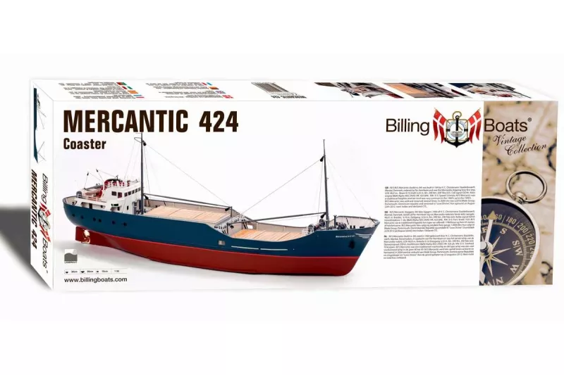 Mercantic - Wooden hull 1/50