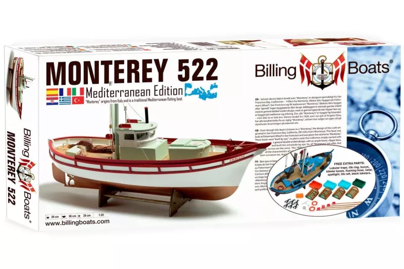 MONTEREY (mediterranean edition) - wooden hull 1/20