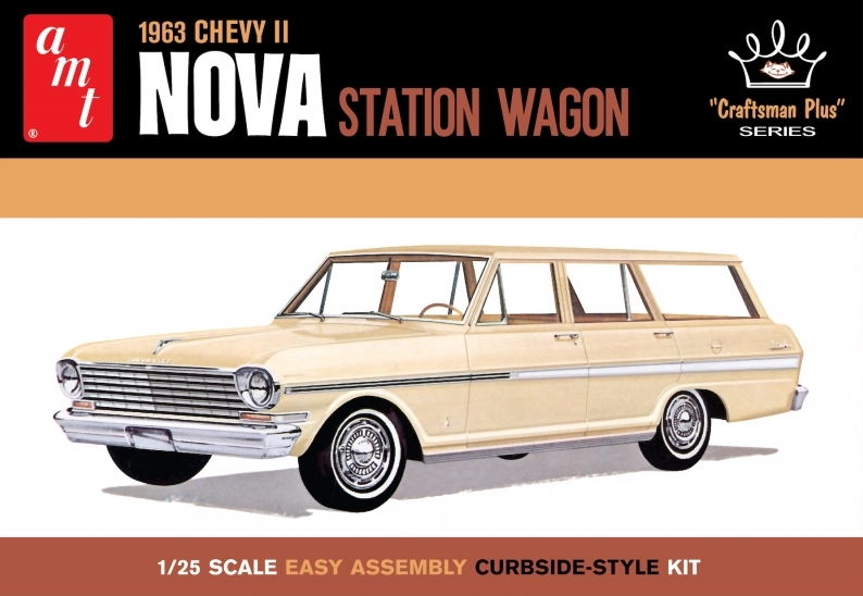 1963 Chevy Nova Station Wagon - Craftsman Plus Series 1/25