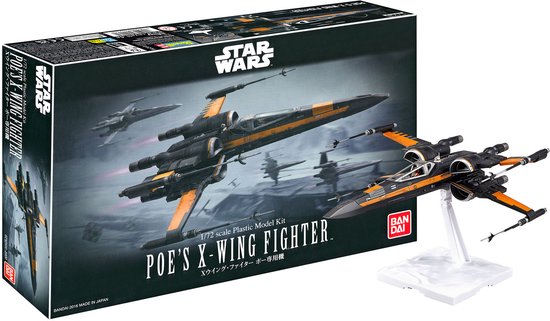 Poe's X-Wing Fighter (Bandai) 1:72
