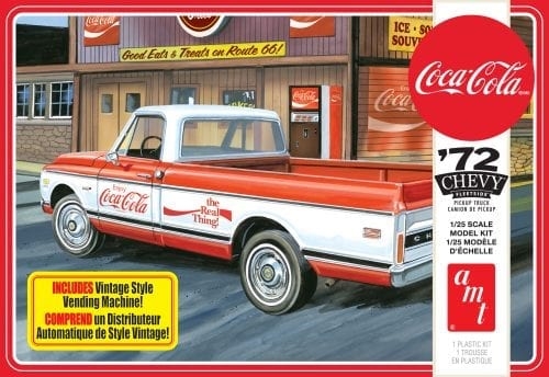 1972 Chevy Pickup Truck "Coca Cola" w Vending Machine and Crates 1/25