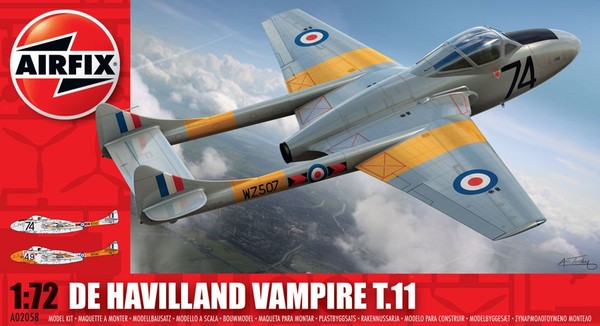 De Havilland Vampire T.11 1:72