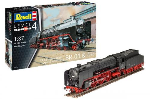 EXPRESS LOCOMOTIVE BR01 & TENDER 2'2' T32 1/87