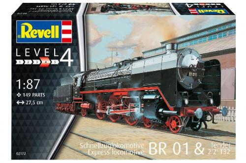 EXPRESS LOCOMOTIVE BR01 & TENDER 2'2' T32 1/87