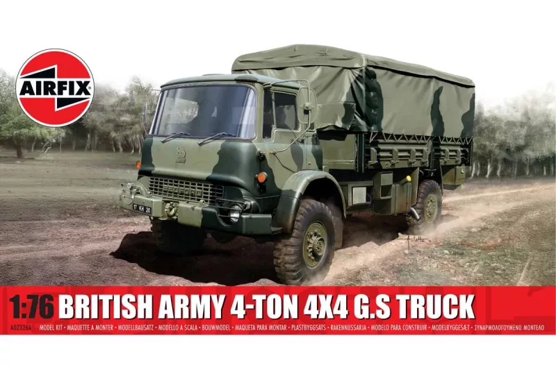 British Army 4-ton 4 x 4 G.S Truck 1:76