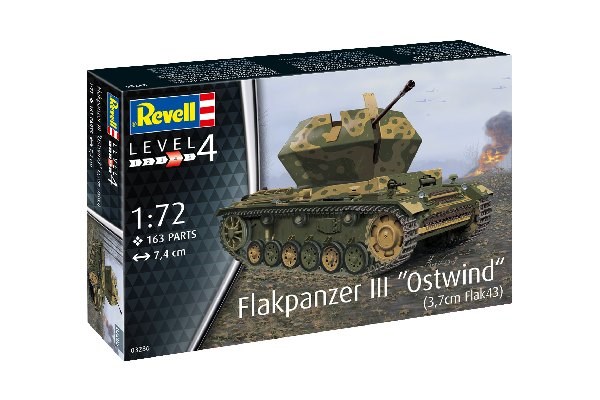 Flakpanzer III 'Ostwind' (3.7cm Flak 43) 1/72