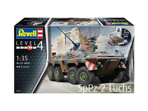 SpPz2 Luchs & 3D Puzzle Diorama 1/35