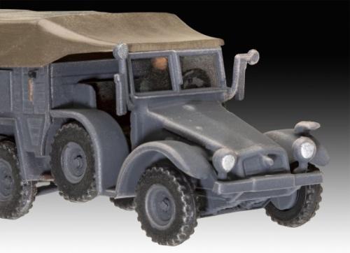 Krupp Protze KFZ 69 with 3,7cm Pak 1/72